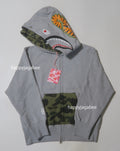 A BATHING APE Ladies' 1ST CAMO SHARK FULL ZIP HOODIE