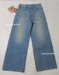 A BATHING APE Ladies' STONE WASHED DENIM PANTS