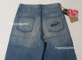A BATHING APE Ladies' STONE WASHED DENIM PANTS
