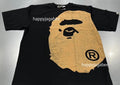 A BATHING APE BLEACHED BIG APE HEAD RELAXED FIT TEE