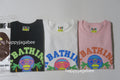 A BATHING APE COLORS MILO COLLEGE TEE