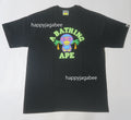 A BATHING APE COLORS MILO COLLEGE TEE