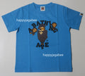 A BATHING APE BAPE KIDS COLLEGE MILO TEE