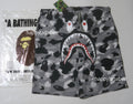 A BATHING APE 1ST CAMO SHARK REGULAR FIT SWEAT SHORTS