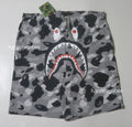A BATHING APE 1ST CAMO SHARK REGULAR FIT SWEAT SHORTS