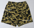 A BATHING APE 1ST CAMO JACQUARD ONE POINT RELAXED FIT SWEAT SHORTS