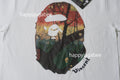 A BATHING APE BAPE x VAN GOGH MUSEUM APE HEAD CANVAS ART TEE