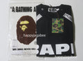 A BATHING APE SOLID CAMO JACQUARD MULTI LOGO RELAXED FIT FOOTBALL JERSEY