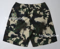A BATHING APE MAP CAMO REGULAR FIT BEACH SHORTS