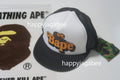 A BATHING APE BAPE KIDS MILO ON BAPE MESH CAP