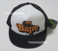 A BATHING APE BAPE KIDS MILO ON BAPE MESH CAP