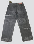 A BATHING APE FAKE PRINT STA LOOSE FIT DENIM PANTS