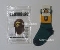 A BATHINMG APE BAPE KIDS APE HEAD LINE SOCKS