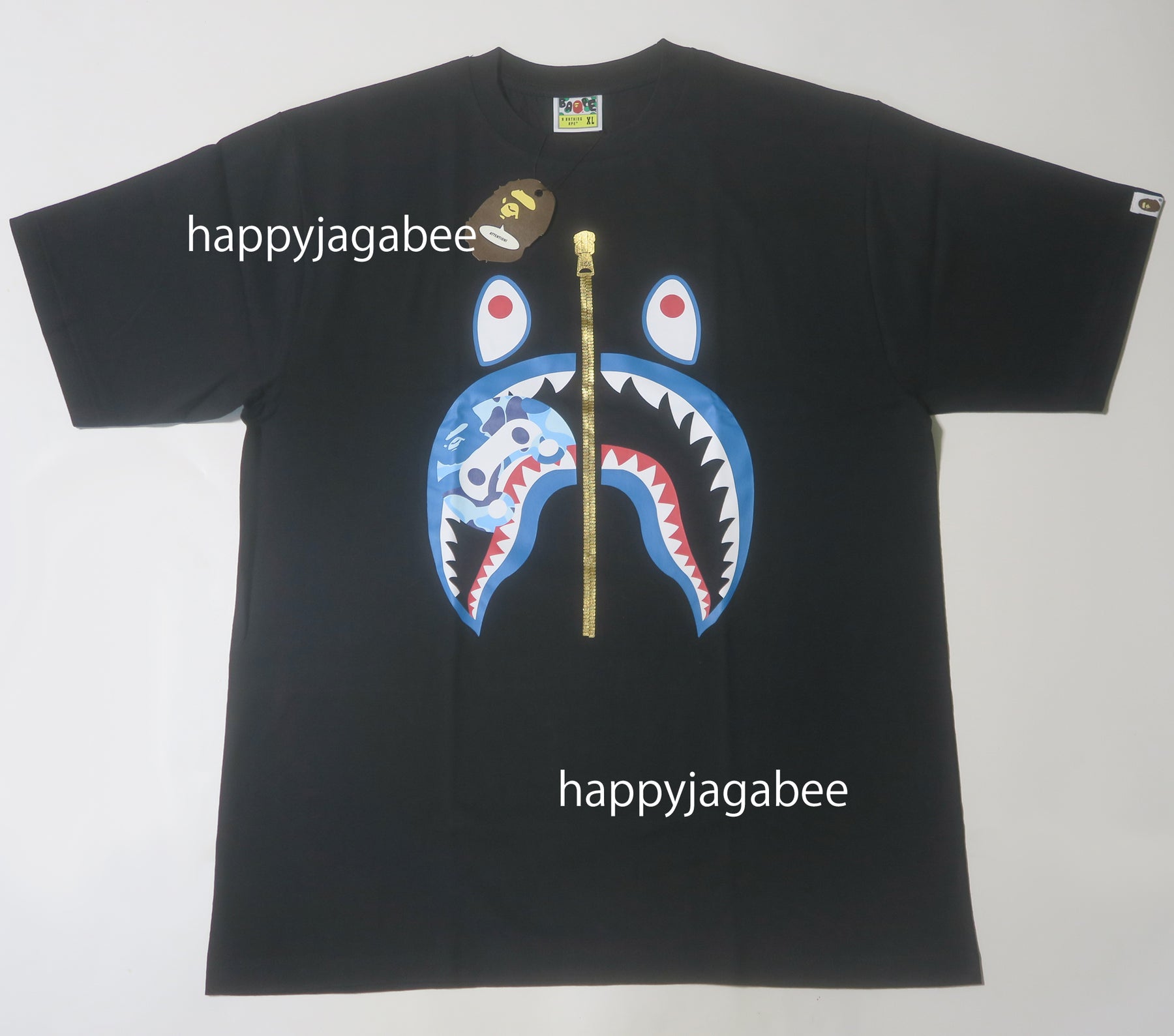 A BATHING APE ABC CAMO MILO SHARK TEE – happyjagabee store