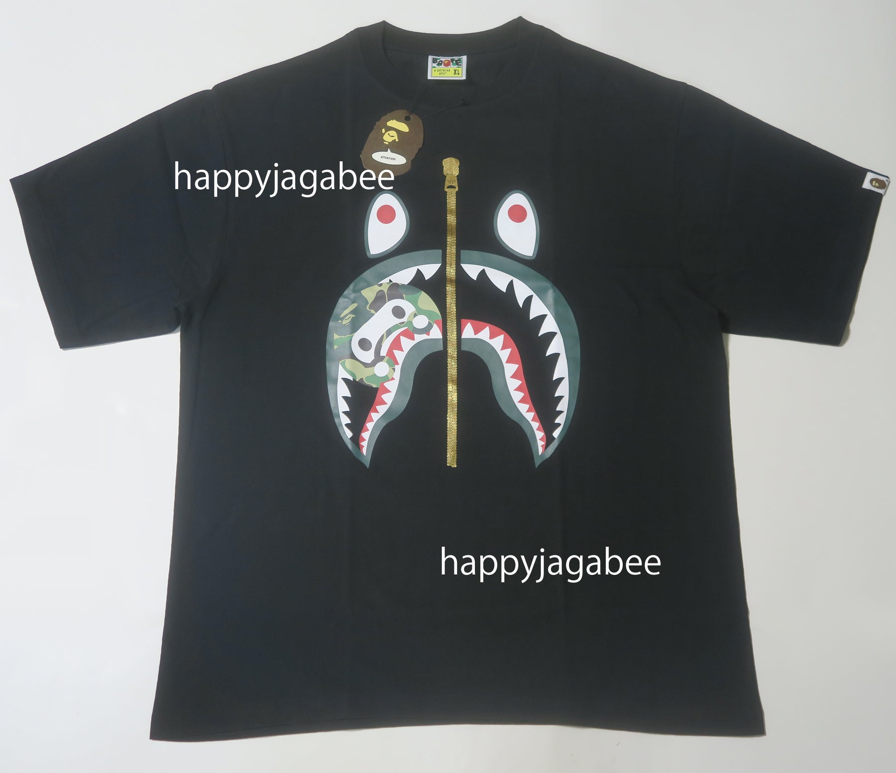 A BATHING APE ABC CAMO MILO SHARK TEE – happyjagabee store
