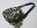 A BATHING APE BAPE KIDS ABC CAMO MILO SHARK MINI SHOULDER BAG