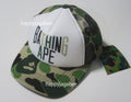 A BATHING APE ABC CAMO NYC LOGO MESH CAP