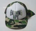 A BATHING APE ABC CAMO NYC LOGO MESH CAP