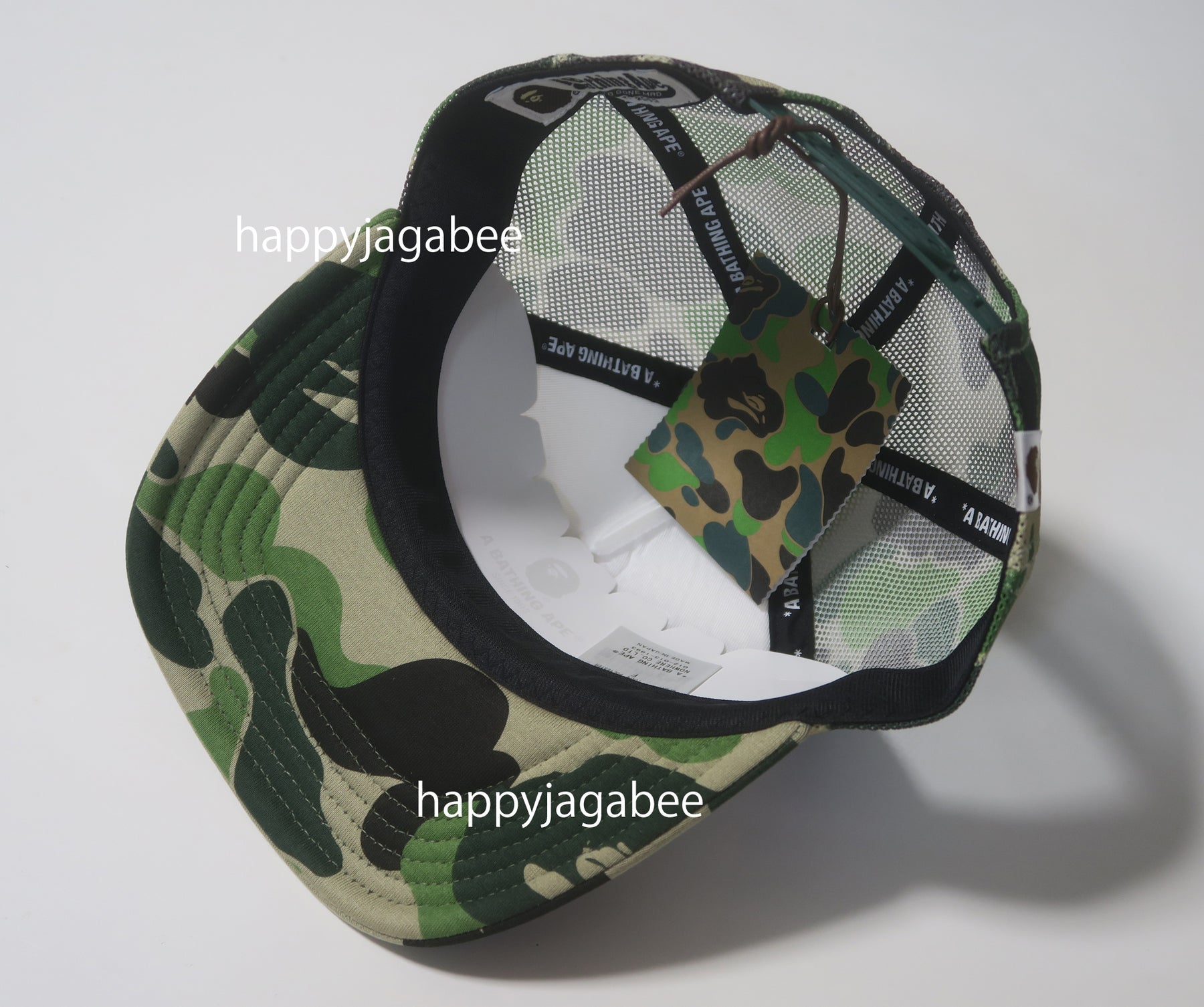 A BATHING APE ABC CAMO NYC LOGO MESH CAP – happyjagabee store