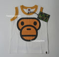 A BATHING APE BAPE KIDS MILO FACE TANK TOP