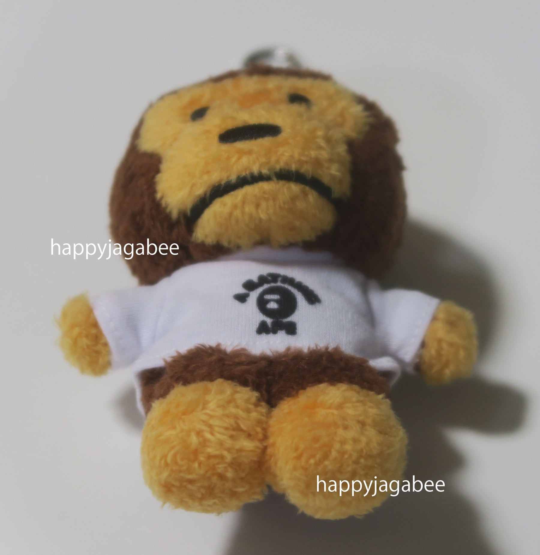 小物 BABY MILO COLLEGE TEE PLUSH KEY CHAIN A BATHING APE Ladies' BABY MILO COLLEGE TEE PLUSH DOLL KEY