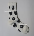 A BATHING APE Ladies' I LOVE BAPE MONOGRAM SOCKS