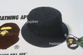 A BATHING APE COLLEGE MONOGRAM REVERSIBLE BUCKET HAT