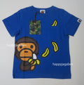 A BATHING APE BAPE KIDS BABY MILO BANANA POCKET TEE