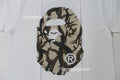 A BATHING APE TRIAL CAMO BIG APE HEAD TEE