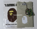 A BATHING APE PIGMENT PRINT APE HEAD RELAXED FIT TEE