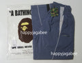 A BATHING APE BATHING APE LOGO NYLON TRACK PANTS