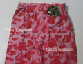 A BATHING APE ABC CAMO RELAXED FIT TRACK PANTS