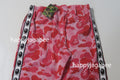 A BATHING APE ABC CAMO RELAXED FIT TRACK PANTS