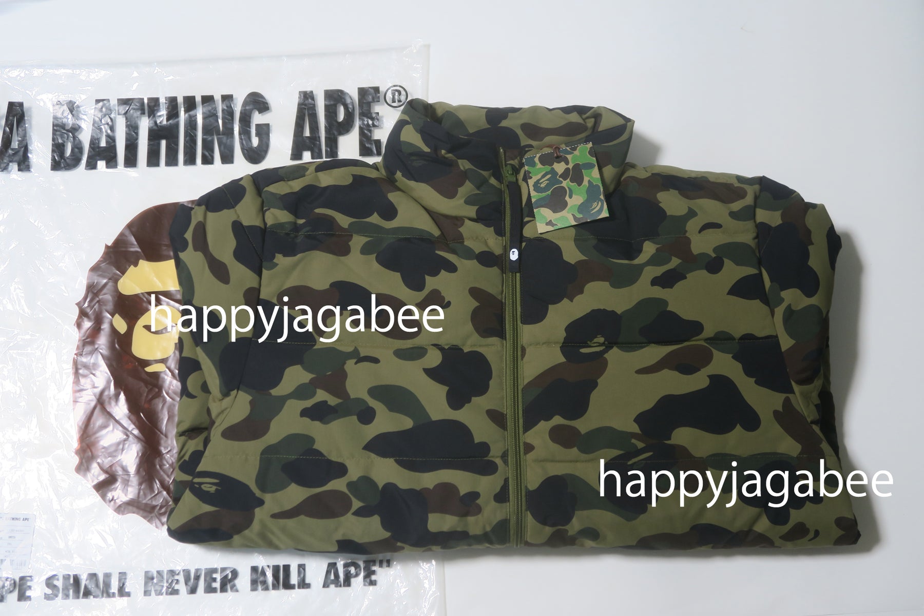 A BATHING APE 1ST CAMO DOWN JACKET – happyjagabee store