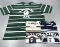 A BATHING APE COLLEGE STRIPE TEE