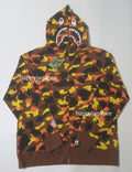 A BATHING APE 1ST CAMO SHARK FULL ZIP HOODIE