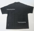 A BATHING APE EMBROIDERY OPEN COLLAR SS SHIRT