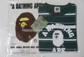 A BATHING APE COLLEGE STRIPE TEE