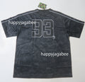A BATHING APE CAMO STRIPE BASEBALL LOGO RELAXED FIT TEE