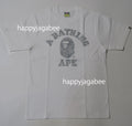 A BATHING APE WILD LEOPARD PATTERN COLLEGE TEE