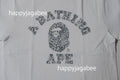 A BATHING APE WILD LEOPARD PATTERN COLLEGE TEE