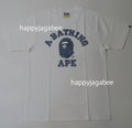 A BATHING APE WILD LEOPARD PATTERN COLLEGE TEE