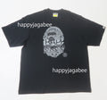 A BATHING APE MULTI LOGO APE HEAD RELAXED FIT TEE
