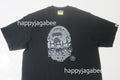 A BATHING APE MULTI LOGO APE HEAD RELAXED FIT TEE