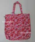 A BATHING APE BAPE CAMO GO APE POINTER COLLEGE TOTE BAG