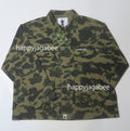 A BATHING APE 1ST CAMO HEAVY WASHED MULTI POCKET CARGO L/S SHIRT