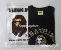 A BATHING APE WILD LEOPARD PATTERN COLLEGE TEE