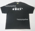 A BATHING APE WRINKLE BAPE LOGO RELAXED TEE