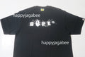 A BATHING APE WRINKLE BAPE LOGO RELAXED TEE