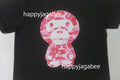 A BATHING APE Ladies' ABC CAMO BIG BABY MILO TEE